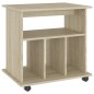 vidaXL Rollschrank Sonoma-Eiche 60x45x60 cm Holzwerkstoff vidaXL Rollschrank Sonoma-Eiche 60x45x60 cm Holzwerkstoff