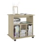 vidaXL Rollschrank Sonoma-Eiche 60x45x60 cm Holzwerkstoff vidaXL Rollschrank Sonoma-Eiche 60x45x60 cm Holzwerkstoff