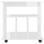 vidaXL Rollschrank Hochglanz-Weiß 60x45x60 cm Holzwerkstoff vidaXL Rollschrank Hochglanz-Weiß 60x45x60 cm Holzwerkstoff