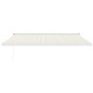 vidaXL Markise Einziehbar Creme 4x3 m Stoff und Aluminium vidaXL Markise Einziehbar Creme 4x3 m Stoff und Aluminium