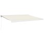 vidaXL Markise Einziehbar Creme 4,5x3 m Stoff und Aluminium vidaXL Markise Einziehbar Creme 4,5x3 m Stoff und Aluminium