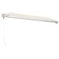 vidaXL Markise Einziehbar Creme 4,5x3 m Stoff und Aluminium vidaXL Markise Einziehbar Creme 4,5x3 m Stoff und Aluminium