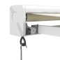 vidaXL Markise Einziehbar Creme 4,5x3 m Stoff und Aluminium vidaXL Markise Einziehbar Creme 4,5x3 m Stoff und Aluminium