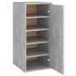 vidaXL Schuhschrank Betongrau 32x35x70 cm Holzwerkstoff vidaXL Schuhschrank Betongrau 32x35x70 cm Holzwerkstoff