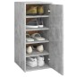 vidaXL Schuhschrank Betongrau 32x35x70 cm Holzwerkstoff vidaXL Schuhschrank Betongrau 32x35x70 cm Holzwerkstoff