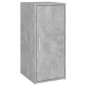 vidaXL Schuhschrank Betongrau 32x35x70 cm Holzwerkstoff vidaXL Schuhschrank Betongrau 32x35x70 cm Holzwerkstoff