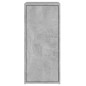 vidaXL Schuhschrank Betongrau 32x35x70 cm Holzwerkstoff vidaXL Schuhschrank Betongrau 32x35x70 cm Holzwerkstoff