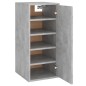 vidaXL Schuhschrank Betongrau 32x35x70 cm Holzwerkstoff vidaXL Schuhschrank Betongrau 32x35x70 cm Holzwerkstoff