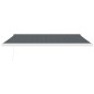 vidaXL Markise Einziehbar Anthrazit 4x3 m Stoff und Aluminium vidaXL Markise Einziehbar Anthrazit 4x3 m Stoff und Aluminium