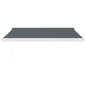 vidaXL Markise Einziehbar Anthrazit 3,5x2,5 m Stoff und Aluminium vidaXL Markise Einziehbar Anthrazit 3,5x2,5 m Stoff und Aluminium