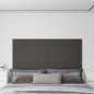 Wandpaneele 12 Stk. Dunkelgrau 90x15 cm Samt 1,62 m² Wandpaneele 12 Stk. Dunkelgrau 90x15 cm Samt 1,62 m²