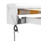 vidaXL Markise Einziehbar Gelb und Weiß 4,5x3 m Stoff und Aluminium vidaXL Markise Einziehbar Gelb und Weiß 4,5x3 m Stoff und Aluminium