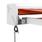 vidaXL Markise Einziehbar Orange und Braun 4x3 m Stoff und Aluminium vidaXL Markise Einziehbar Orange und Braun 4x3 m Stoff und Aluminium