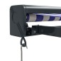 vidaXL Markise Einziehbar Blau und Weiß 3x2,5 m Stoff und Aluminium vidaXL Markise Einziehbar Blau und Weiß 3x2,5 m Stoff und Aluminium