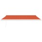 vidaXL Markise Einziehbar Orange und Braun 4,5x3 m Stoff und Aluminium vidaXL Markise Einziehbar Orange und Braun 4,5x3 m Stoff und Aluminium