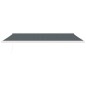 vidaXL Markise Einziehbar Anthrazit 5x3 m Stoff und Aluminium vidaXL Markise Einziehbar Anthrazit 5x3 m Stoff und Aluminium