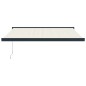 vidaXL Markise Einziehbar Creme 3x2,5 m Stoff und Aluminium vidaXL Markise Einziehbar Creme 3x2,5 m Stoff und Aluminium