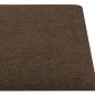 Wandpaneele 12 Stk. Braun 90x15 cm Stoff 1,62 m² Wandpaneele 12 Stk. Braun 90x15 cm Stoff 1,62 m²