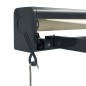 vidaXL Markise Einziehbar Creme 4x3 m Stoff und Aluminium vidaXL Markise Einziehbar Creme 4x3 m Stoff und Aluminium