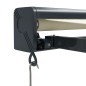 vidaXL Markise Einziehbar Creme 5x3 m Stoff und Aluminium vidaXL Markise Einziehbar Creme 5x3 m Stoff und Aluminium