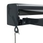 vidaXL Markise Einziehbar Anthrazit 3x2,5 m Stoff und Aluminium vidaXL Markise Einziehbar Anthrazit 3x2,5 m Stoff und Aluminium