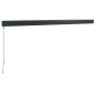 vidaXL Markise Einziehbar Anthrazit 4,5x3 m Stoff und Aluminium vidaXL Markise Einziehbar Anthrazit 4,5x3 m Stoff und Aluminium