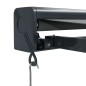 vidaXL Markise Einziehbar Anthrazit 4,5x3 m Stoff und Aluminium vidaXL Markise Einziehbar Anthrazit 4,5x3 m Stoff und Aluminium