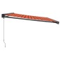 vidaXL Markise Einziehbar Orange und Braun 4,5x3 m Stoff und Aluminium vidaXL Markise Einziehbar Orange und Braun 4,5x3 m Stoff und Aluminium