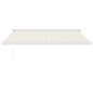 vidaXL Markise Einziehbar Creme 3,5x2,5 m Stoff und Aluminium vidaXL Markise Einziehbar Creme 3,5x2,5 m Stoff und Aluminium