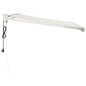 vidaXL Markise Einziehbar Creme 3,5x2,5 m Stoff und Aluminium vidaXL Markise Einziehbar Creme 3,5x2,5 m Stoff und Aluminium