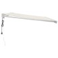 vidaXL Markise Einziehbar Creme 4,5x3 m Stoff und Aluminium vidaXL Markise Einziehbar Creme 4,5x3 m Stoff und Aluminium