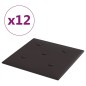 vidaXL Wandpaneele 12 Stk. Schwarz 30x30 cm Kunstleder 1,08 m² vidaXL Wandpaneele 12 Stk. Schwarz 30x30 cm Kunstleder 1,08 m²
