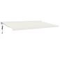 vidaXL Markise Einziehbar Creme 5x3 m Stoff und Aluminium vidaXL Markise Einziehbar Creme 5x3 m Stoff und Aluminium