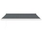 vidaXL Markise Einziehbar Anthrazit 3x2,5 m Stoff und Aluminium vidaXL Markise Einziehbar Anthrazit 3x2,5 m Stoff und Aluminium