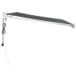 vidaXL Markise Einziehbar Anthrazit 3,5x2,5 m Stoff und Aluminium vidaXL Markise Einziehbar Anthrazit 3,5x2,5 m Stoff und Aluminium