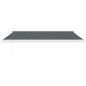 vidaXL Markise Einziehbar Anthrazit 4x3 m Stoff und Aluminium vidaXL Markise Einziehbar Anthrazit 4x3 m Stoff und Aluminium