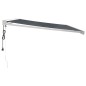 vidaXL Markise Einziehbar Anthrazit 4x3 m Stoff und Aluminium vidaXL Markise Einziehbar Anthrazit 4x3 m Stoff und Aluminium