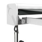vidaXL Markise Einziehbar Anthrazit 5x3 m Stoff und Aluminium vidaXL Markise Einziehbar Anthrazit 5x3 m Stoff und Aluminium