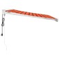 vidaXL Markise Einziehbar Orange und Braun 3x2,5 m Stoff und Aluminium vidaXL Markise Einziehbar Orange und Braun 3x2,5 m Stoff und Aluminium