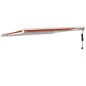 vidaXL Markise Einziehbar Orange und Braun 3,5x2,5 m Stoff & Aluminium vidaXL Markise Einziehbar Orange und Braun 3,5x2,5 m Stoff & Aluminium