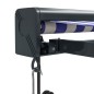 vidaXL Markise Einziehbar Blau und Weiß 4,5x3 m Stoff und Aluminium vidaXL Markise Einziehbar Blau und Weiß 4,5x3 m Stoff und Aluminium