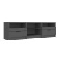 vidaXL TV-Schrank Schwarz 150x33,5x45 cm Holzwerkstoff vidaXL TV-Schrank Schwarz 150x33,5x45 cm Holzwerkstoff