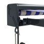 vidaXL Markise Einziehbar Blau und Weiß 5x3 m Stoff und Aluminium vidaXL Markise Einziehbar Blau und Weiß 5x3 m Stoff und Aluminium