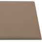 Wandpaneele 12 Stk. Cappuccino-Braun 90x15cm Kunstleder 1,62 m² Wandpaneele 12 Stk. Cappuccino-Braun 90x15cm Kunstleder 1,62 m²