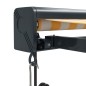 vidaXL Markise Einziehbar Gelb und Weiß 3x2,5 m Stoff und Aluminium vidaXL Markise Einziehbar Gelb und Weiß 3x2,5 m Stoff und Aluminium