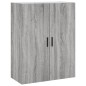 Highboard Grau Sonoma 69,5x34x180 cm Holzwerkstoff Highboard Grau Sonoma 69,5x34x180 cm Holzwerkstoff
