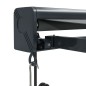 vidaXL Markise Einziehbar Anthrazit 4,5x3 m Stoff und Aluminium vidaXL Markise Einziehbar Anthrazit 4,5x3 m Stoff und Aluminium