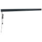 vidaXL Markise Einziehbar Anthrazit 4x3 m Stoff und Aluminium vidaXL Markise Einziehbar Anthrazit 4x3 m Stoff und Aluminium