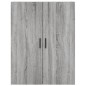Highboard Grau Sonoma 69,5x34x180 cm Holzwerkstoff Highboard Grau Sonoma 69,5x34x180 cm Holzwerkstoff