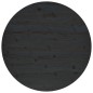vidaXL Tischplatte Schwarz Ø90x2,5 cm Massivholz Kiefer vidaXL Tischplatte Schwarz Ø90x2,5 cm Massivholz Kiefer